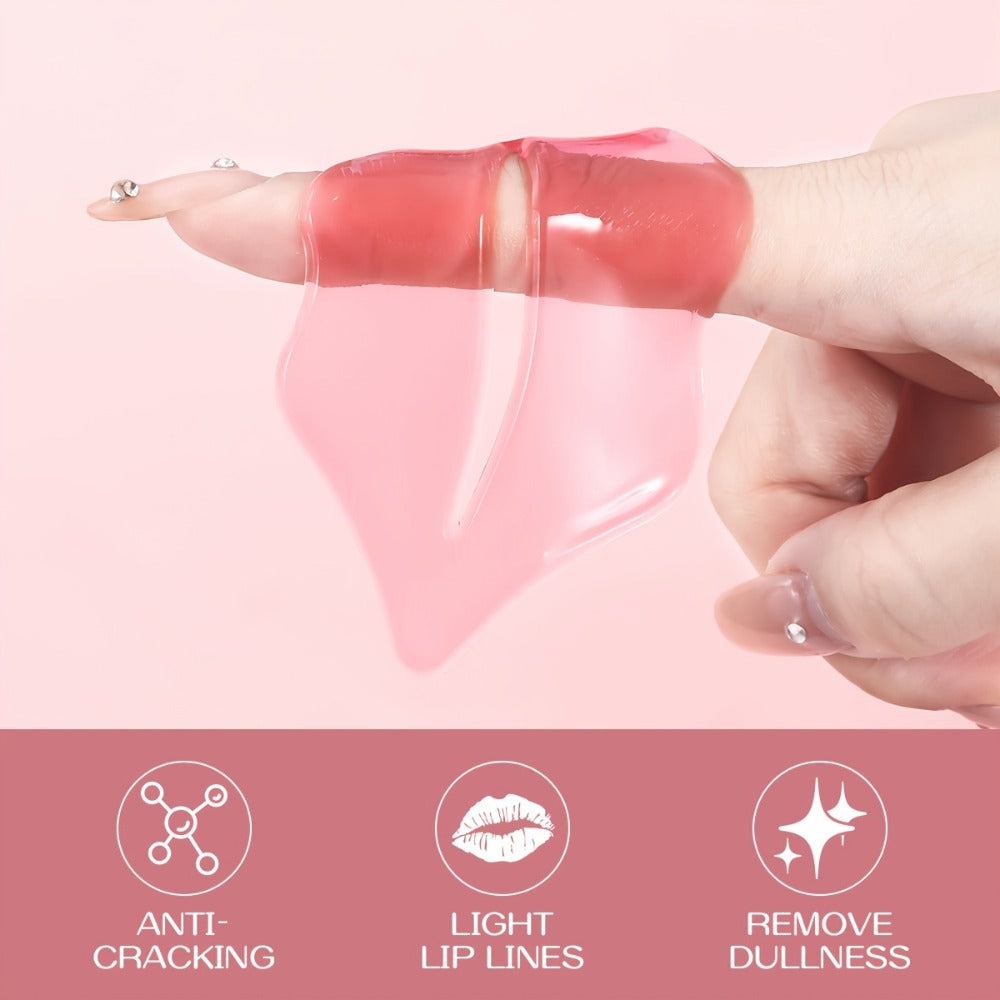 Fifty Individually Wrapped Pink Lip-Shaped Gel Patches with 11.6 x 8.8cm Sachet Dimensions