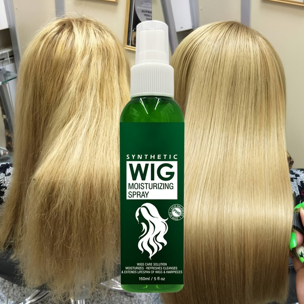 Synthetic Wig Refresher Spray Leave-In Conditioner, Revitalizes & Detangles Wigs & Hairpieces, Cleanses Between Washes