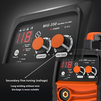 MIG Welder 3-in-1 Welding Machine 110V 105A Gasless MIG Stick ARC Portable Welder Kit with Rubber Case