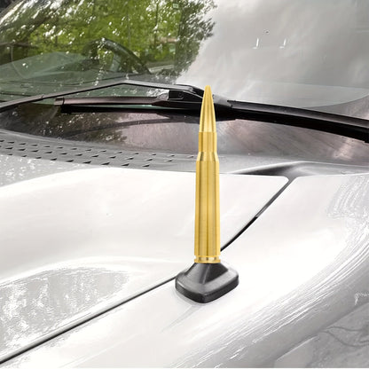 Short Car Antenna 5.3 Inch – Carbon Steel Universal Fit AM FM Signal Booster Stub Antenna Replacement for Cars Trucks SUVs