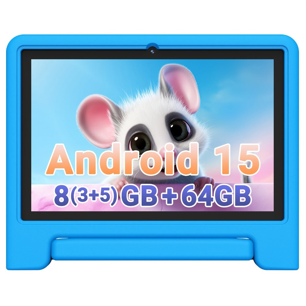 Kids Tablet Apolosign 10.1 Inch with Android 15, 8GB RAM, 64GB Storage, WiFi 6 and 1280x800 Display