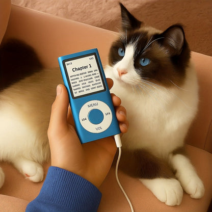 Portable MP3 and MP4 Player with 128GB Card Support, LCD Screen and Six Green, Black, Red, Blue or Silver Models
