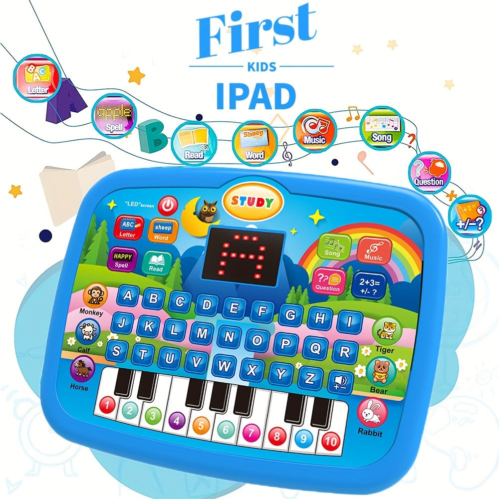 Educational Learning Machine for Kids with 2.2" Screen Alphabet Numbers Music Animals Piano Keys
