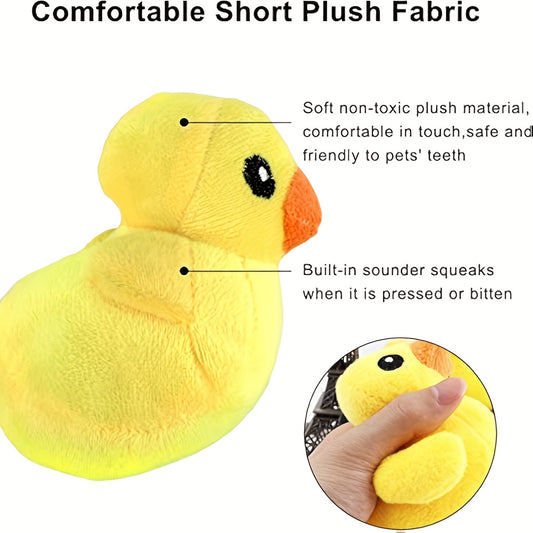 Squeaky Dog Toys 14 Pack Stuffed Plush Fruits Vegetables Set Crinkle Chew Toys for Puppies Small Medium Dogs Teething Safe Non-Toxic Machine
