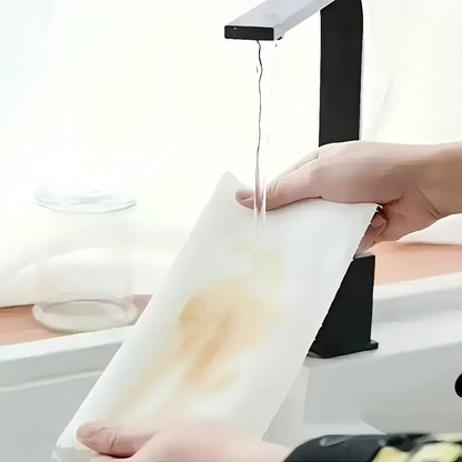 Reusable Kitchen Paper Towels 800 Times Use Non-Stick Oil Degreasing Cleaning Cloth Wet Dry Dual-Use Lazy Rag for Home Kitchen Household