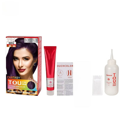 Permanent Hair Dye 20 Vivid Colors Bright Color for Home Use, Easy Application Full Coverage