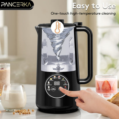 Soy Milk Maker Automatic Nut Milk Machine 27oz – One-Touch Operation, Multi-Functional for Almond, Oat, Soy