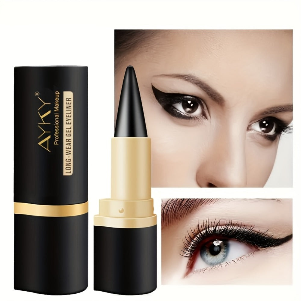 Waterproof Eyeliner Pencil 5 Pack Matte Black Smudge-Proof Cream Formula, for Makeup, Travel and Everyday Vanity Use