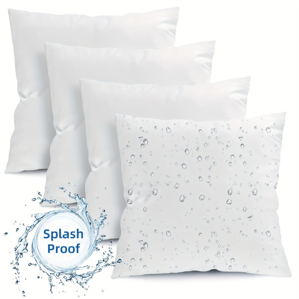 Outdoor Pillow Inserts 4/6 Pack, Soft or Waterproof Throw Pillow Forms for Sofa, Bed & Patio, 12x20-20x20 Inch