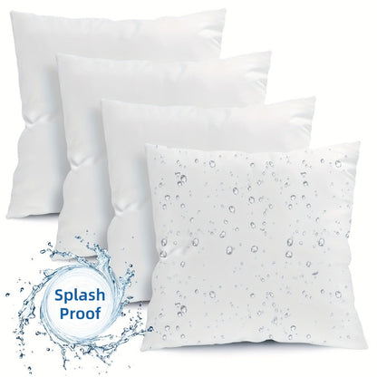Outdoor Pillow Inserts 4/6 Pack, Soft or Waterproof Throw Pillow Forms for Sofa, Bed & Patio, 12x20-20x20 Inch
