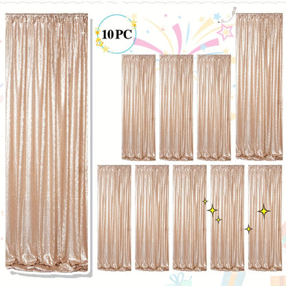Sequin Backdrop Curtains 2FTx8FT Glitter Photography Background Panels for Party Wedding Birthday for an Everyday Personal Care Routine