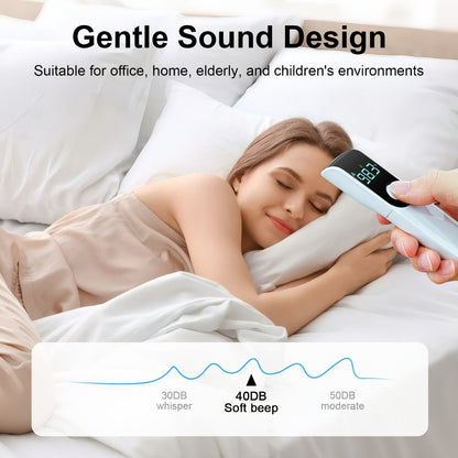 Infrared Forehead Thermometer No-Touch Digital Thermometer for Adults Kids Baby with Fever for Entryways, Bedrooms and Living Spaces