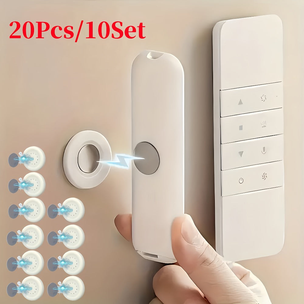 Magnetic Wall Hook Set with No-Hole Installation and 6, 12 or 20-Piece Options for Home, Office, Kitchen or Bathroom