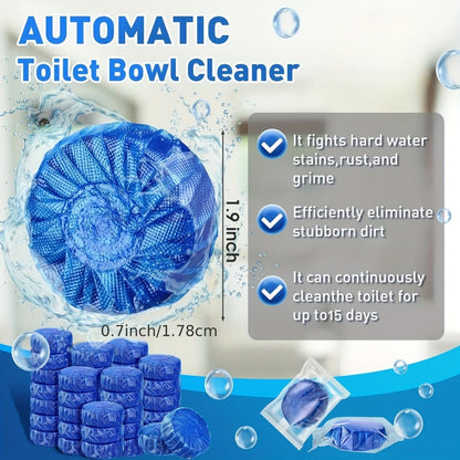 Mesh-Wrapped Toilet Bowl Cleaner Tablets in Blue, Pink or Three-Color 20- and 40-Pack Checkout Options