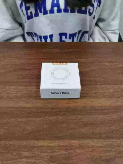 Screenless Smart Ring with Charging Case Options, Black, Gold or Silver Finish and Sizes 7–13