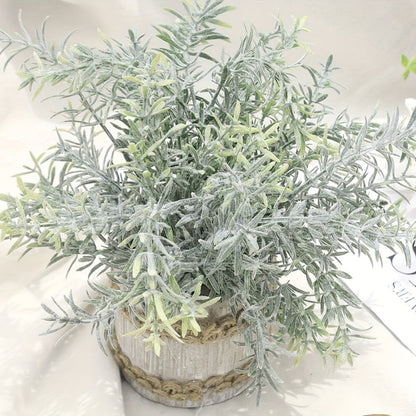 Fake Plants Artificial Plants Indoor 4-Pack Small Potted Greenery in Paper Pulp Pots for Entryways, Bedrooms and Living Spaces