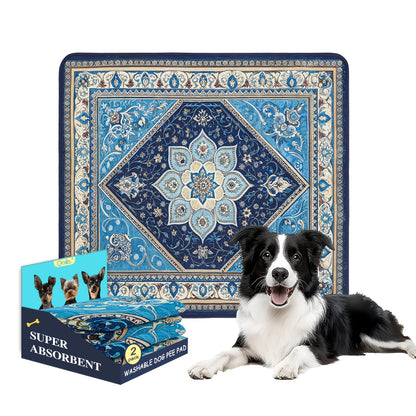 Washable Reusable Dog Pee Pads – Super Absorbent Non-Slip Puppy Training Pads in Multiple Sizes | Heavy-Duty Leakproof Pet Pads for Floor