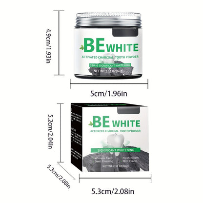 Bamboo Charcoal Tooth Powder 30g Whitening Teeth Powder with Mint Extract Stain Removal Fresh for an Everyday Personal Care Routine