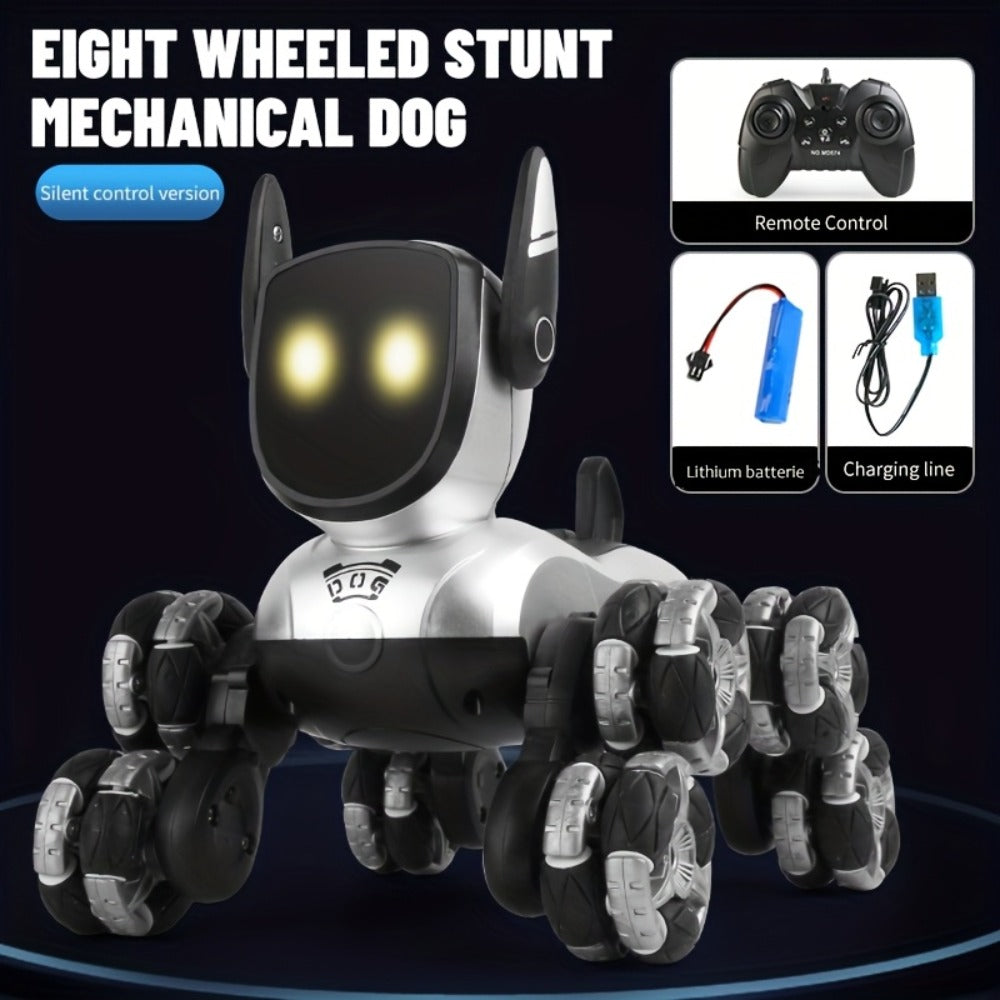 Robot Dog Toy for Kids, RC Smart Interactive Electronic Pet with Remote Control, Music & Action Show