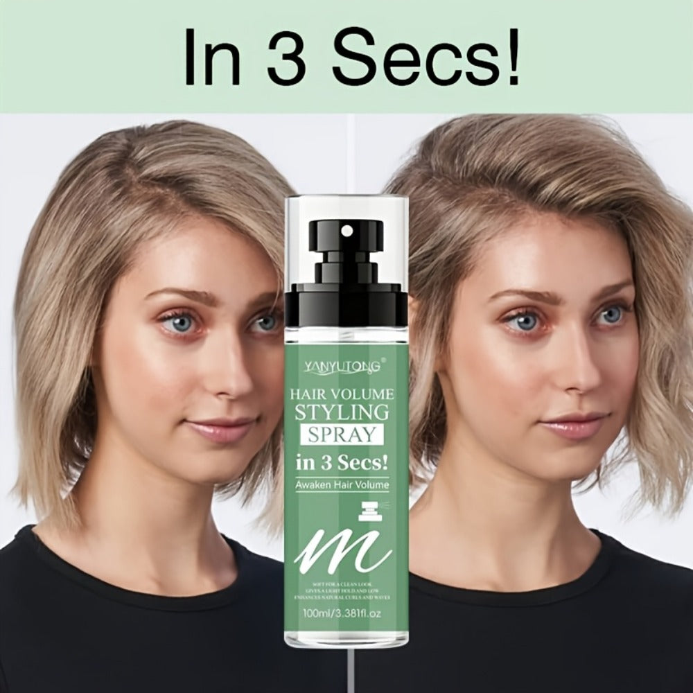 Hair Volumizing Spray 100ml Oil-Free Texturizing Instant Lift & Hold, Non-Irritating Styling Spray for Fine Flat Hair