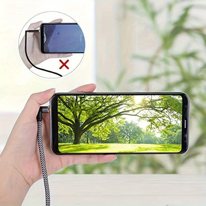 Nylon Braided 3.5mm Male to Female Audio Extension Cable Right-Angle Connectors Lossless Sound for an Everyday Personal Care Routine
