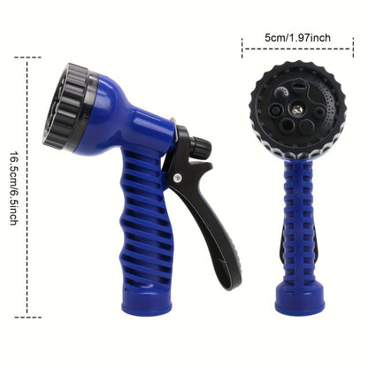 100 Foot Car Wash Hose Kit with 7-Mode High-Pressure Spray Nozzle – Tangle-Free, Kink-Resistant, Lightweight & Rust-Proof Garden Hose