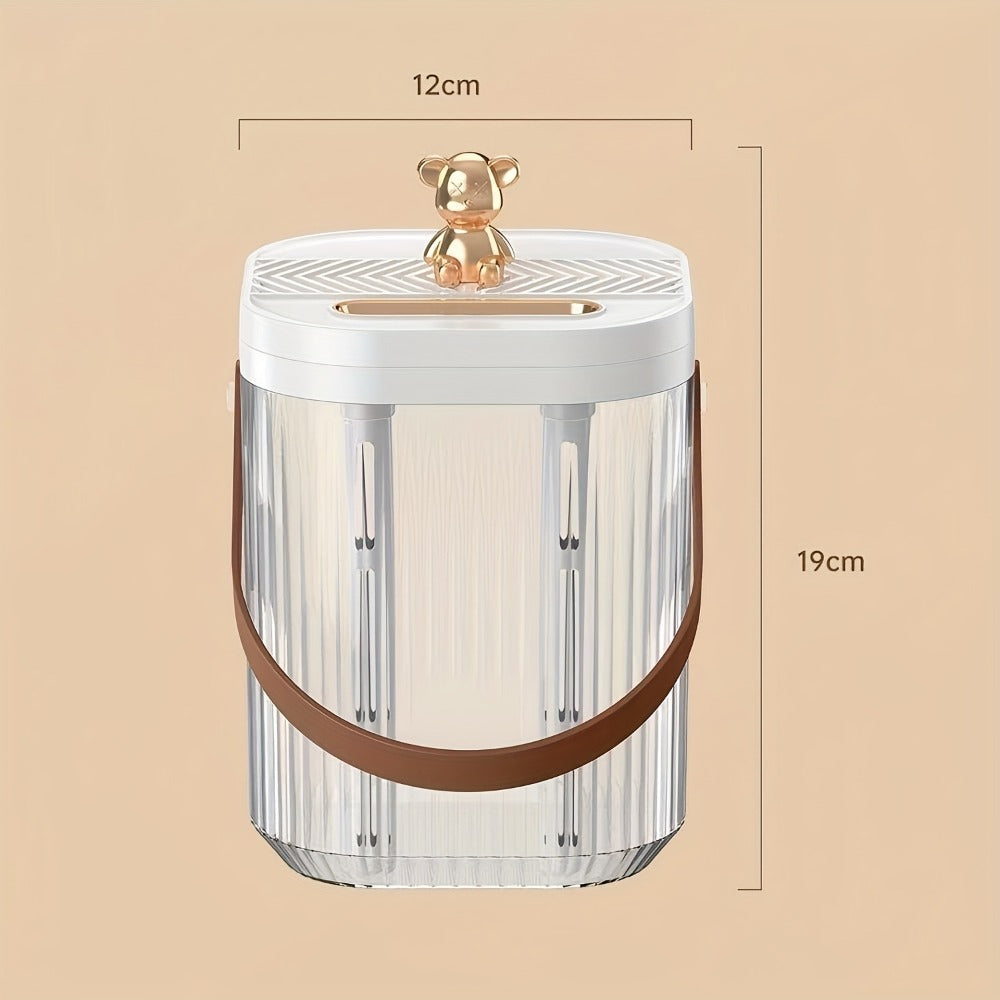 Large Humidifier 2L Smart 2-in-1 with Night Light, Dual Nozzle, 3 Mist Modes, Auto Shut-Off, Dry Burn Protection