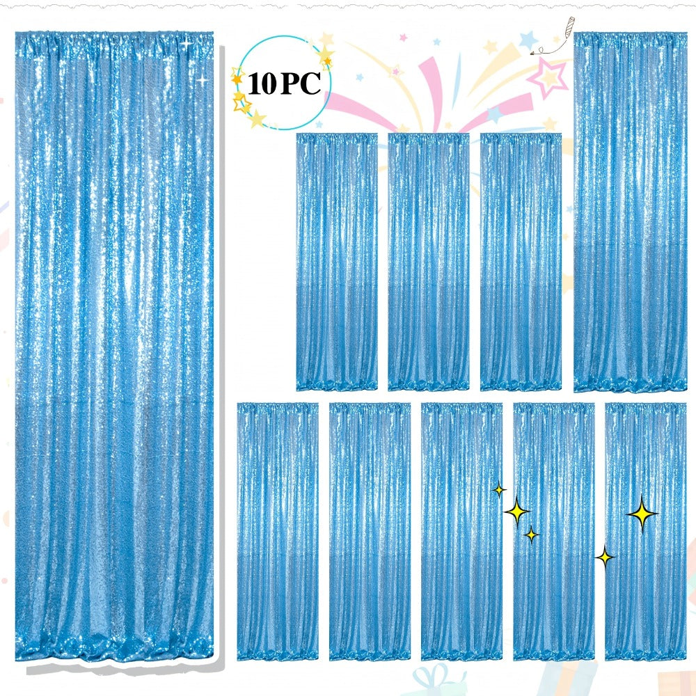 Sequin Backdrop Curtains 2FTx8FT Glitter Photography Background Panels for Party Wedding Birthday for an Everyday Personal Care Routine