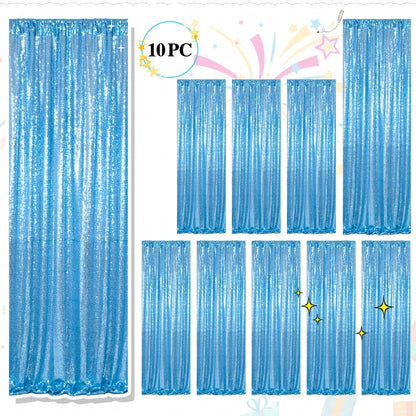 Sequin Backdrop Curtains 2FTx8FT Glitter Photography Background Panels for Party Wedding Birthday for an Everyday Personal Care Routine