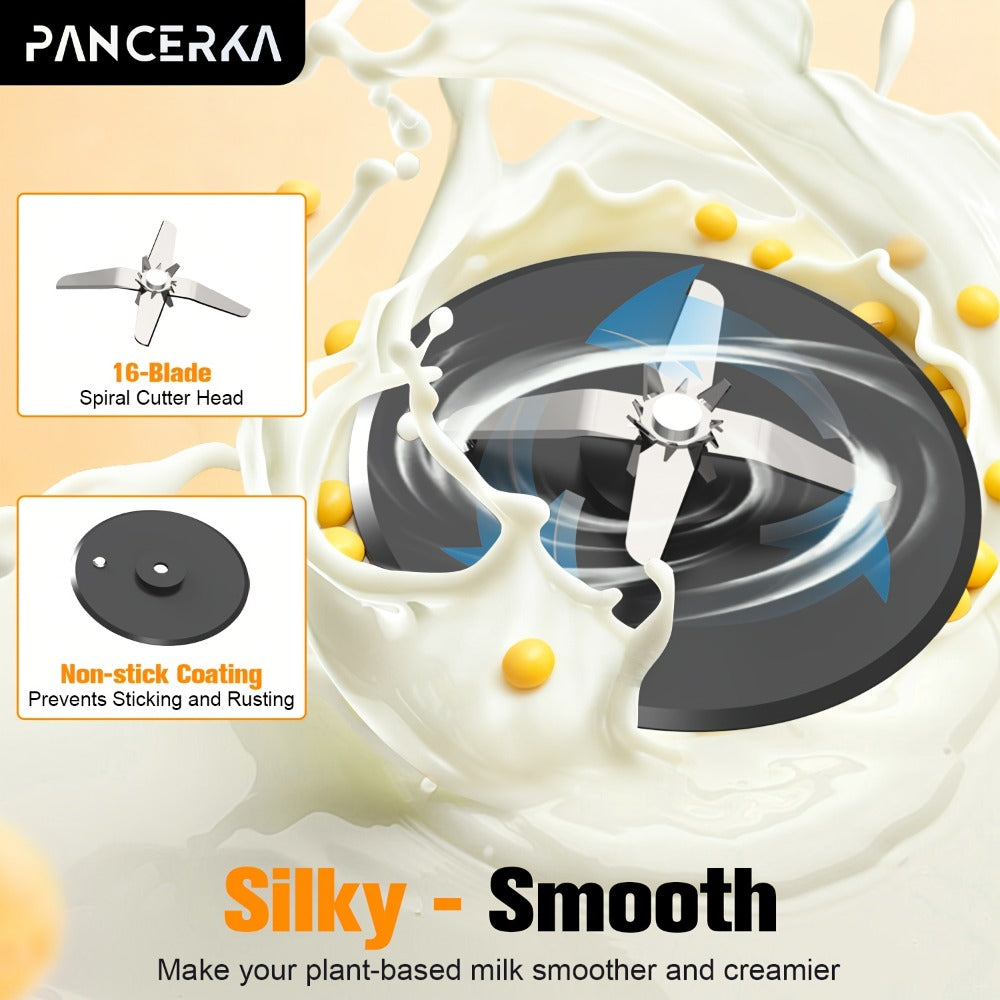 Nut Milk Maker Machine One-Touch - Multifunctional Plant-Based Milk Blender for Homemade Almond, Oat