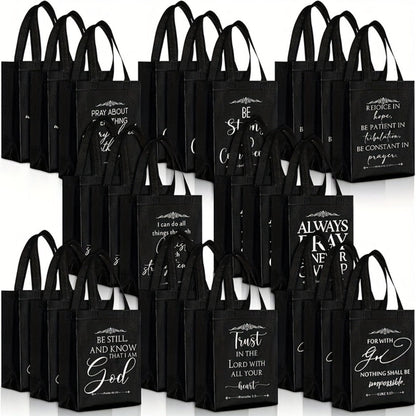 Christian Gift Bags Bulk with Handle for Parties, Celebrations and Guest Favors, with the Listed Configuration