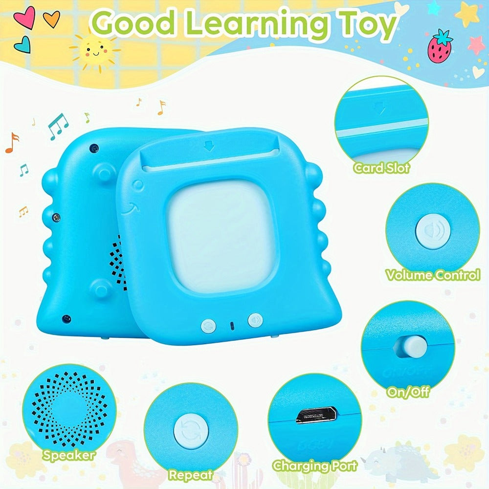Talking Flash Cards for Kids 224 & 510 Words, Electronic Language Learning Device for Preschoolers Ages 3-6