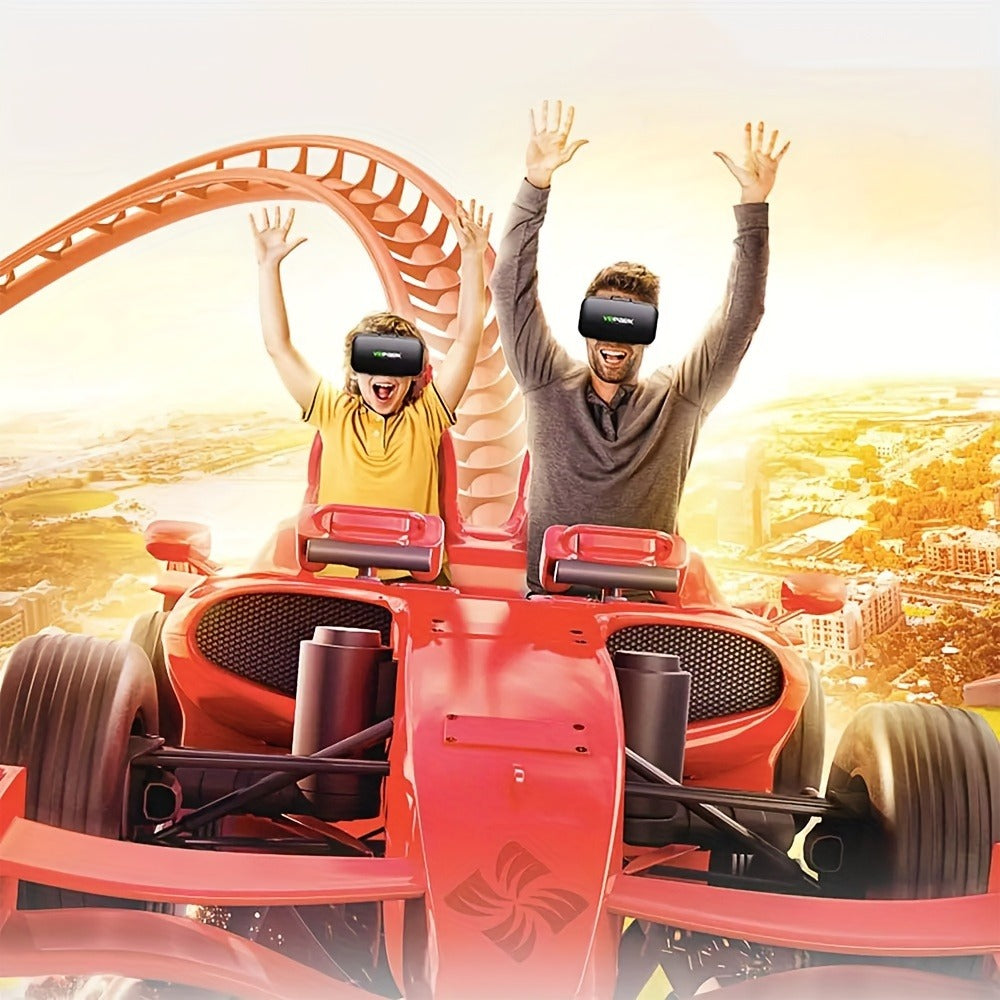 VR Headset All-in-One 3D Standalone with Motion Tracking, Adjustable Headband & Nose Pad, VR Park System for Games