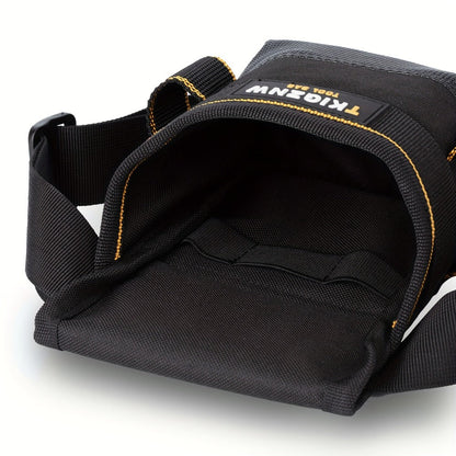 Tool Belt Pouch Heavy Duty Electrician | Adjustable Strap Multi-Compartment Organizer with Zipper | Professional Tool Bag for Plumbers