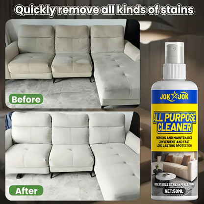 Dry Cleaning Spray for Sofa, Carpet & Leather, Waterless Fabric Stain Remover Spray with Glycerin