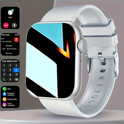 Smart Watch Fitness Tracker 2.01" Touchscreen – Dual Strap, HD Bluetooth Calls, 100+ Functions, Step & Calorie Tracking