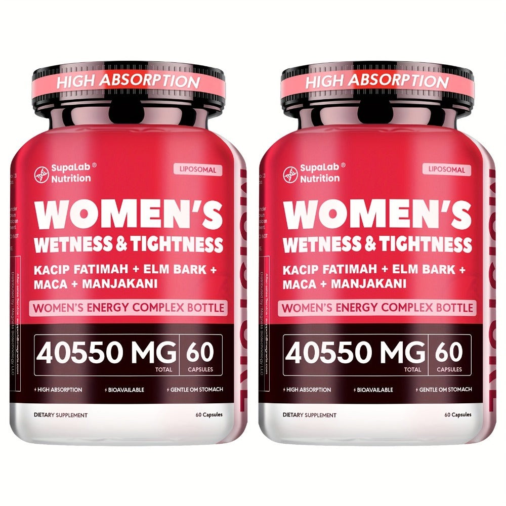 Women's Intimate Wellness Capsules with Kacip Fatimah, Manjakani & Maca Root - Natural Hydration