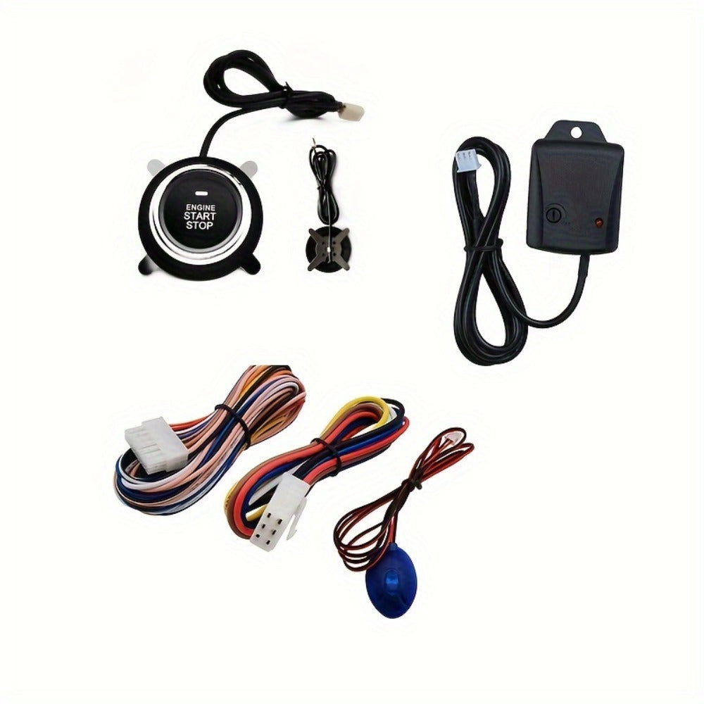 Car Remote Start Controller – 12V Universal Remote Engine Start & Door Lock System, Keyless Entry Starter Kit for Cars with Standard 12V