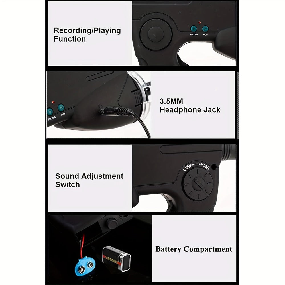 Bionic Ear Monocular Bird Listening Device 8x Magnification, ProSound Digital Sound Amplifier, Long Range 1200M