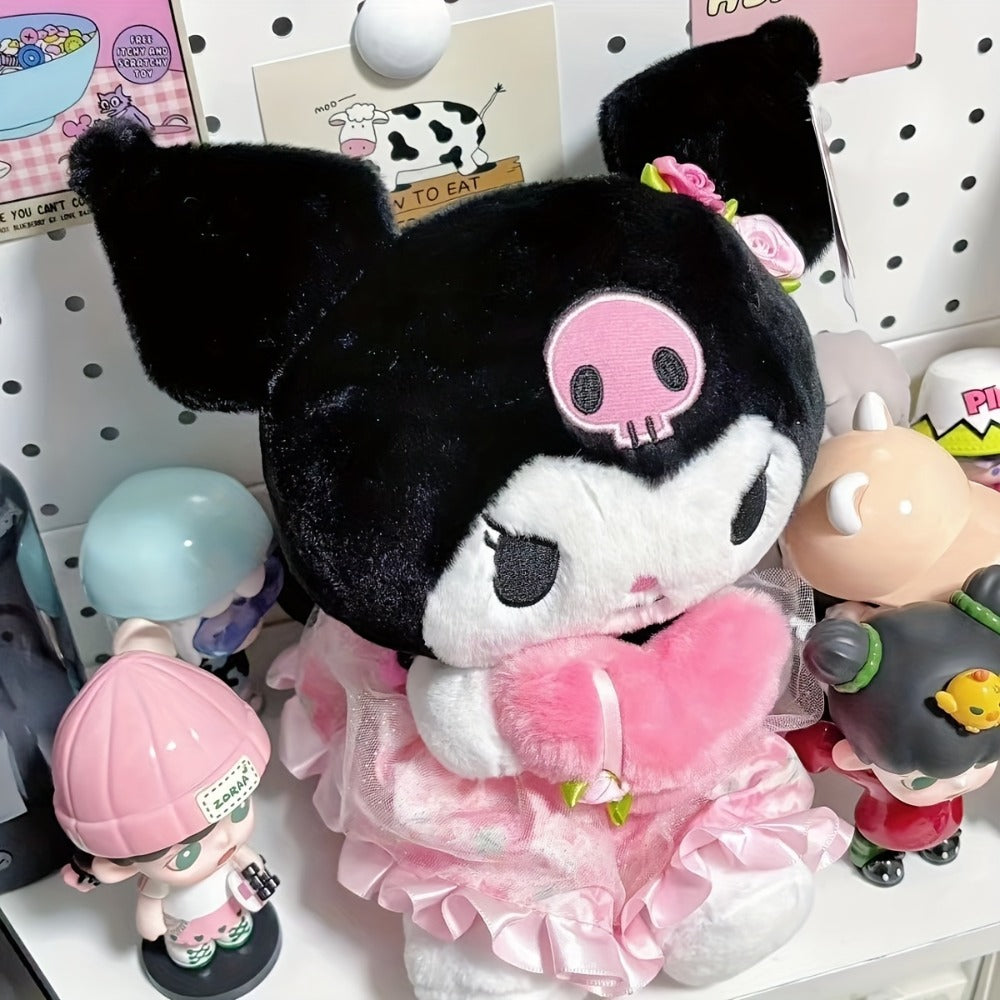 Kawaii Sanrio Plush Toy 12 Inch, Hello Kitty Kuromi My Melody Stuffed Animal Doll for Girls Kids Teens