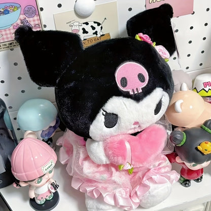 Kawaii Sanrio Plush Toy 12 Inch, Hello Kitty Kuromi My Melody Stuffed Animal Doll for Girls Kids Teens