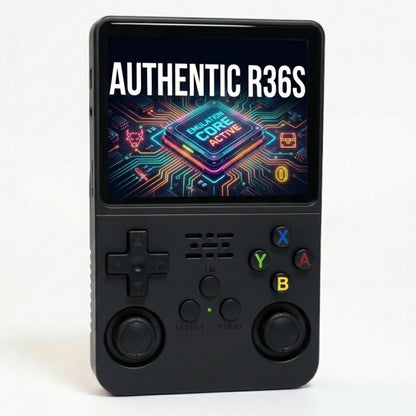 R36S Retro Handheld Game Console ArkOS 3.5" IPS Screen 64GB 128GB, Portable Emulator Gaming Device USB-C 10Hr Battery
