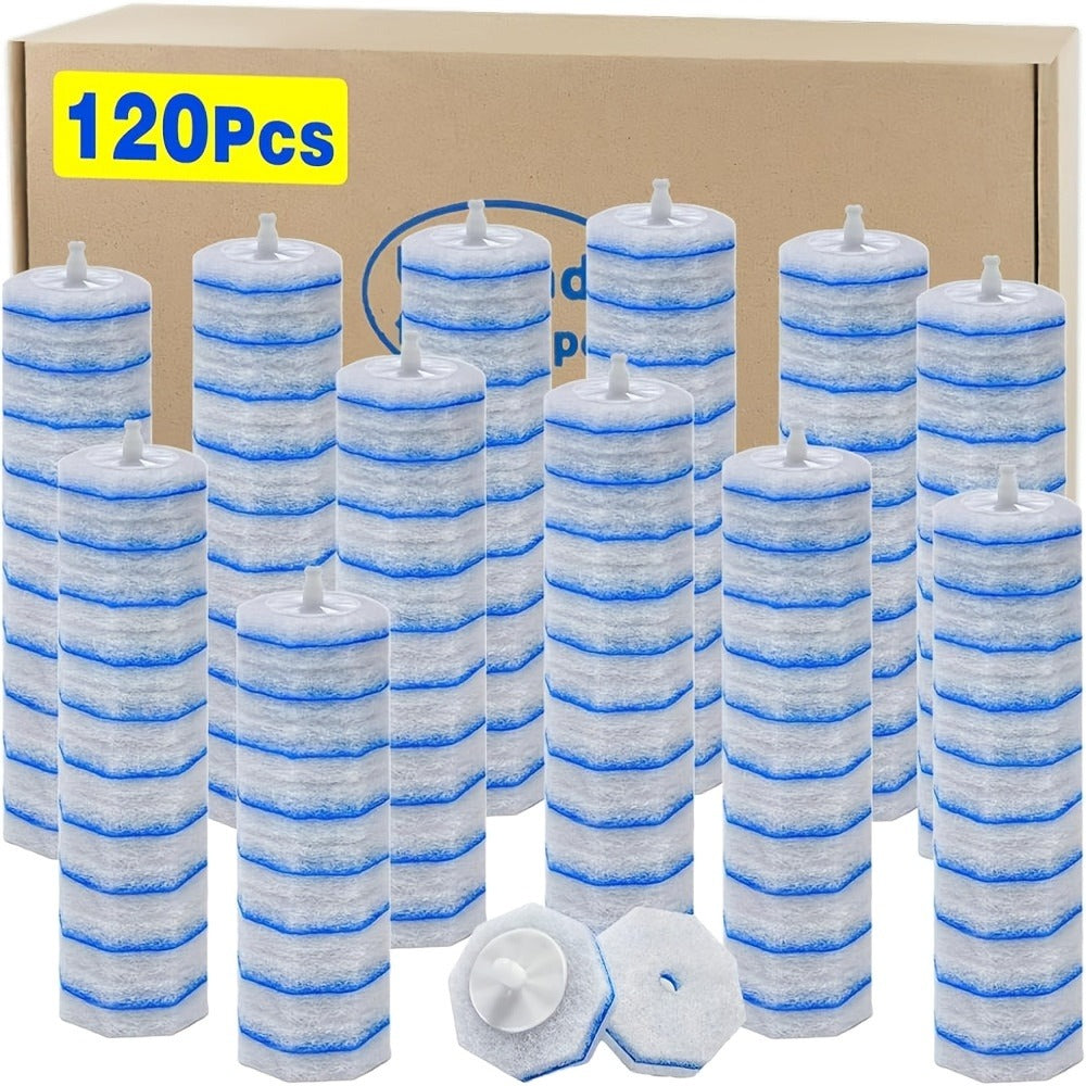 Disposable Toilet Wand Refills 120 or 58 Count Compatible with Clorox ToiletWand Upgraded for Entryways, Bedrooms and Living Spaces