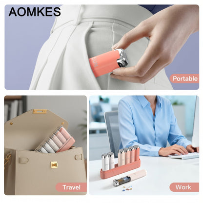 Weekly Pill Organizer for Women, 7-Day 3-Times-a-Day Pill Box with 21 Compartments, Removable Travel Pill Case