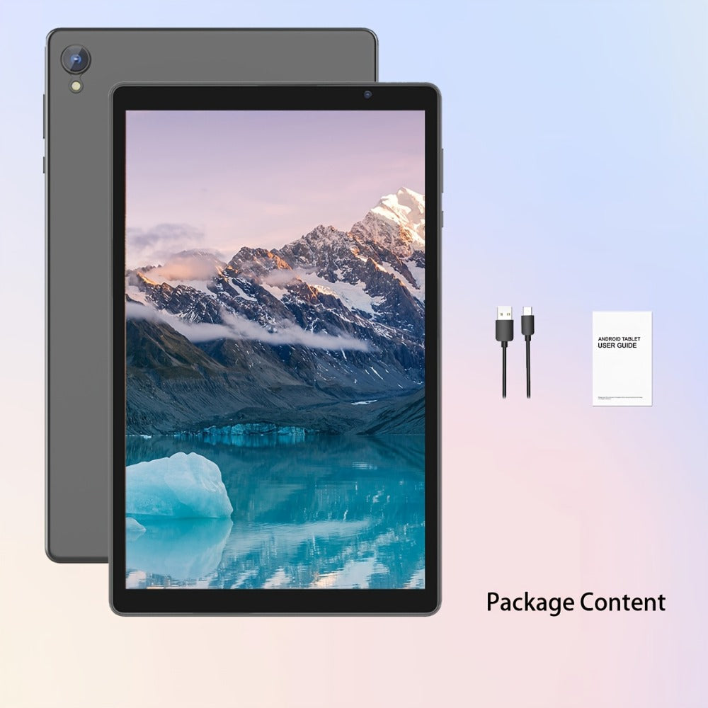 Android Tablet 10-Inch with Android 14, 4GB Total RAM, 32GB Internal Storage, WiFi 6 and 6000mAh Battery