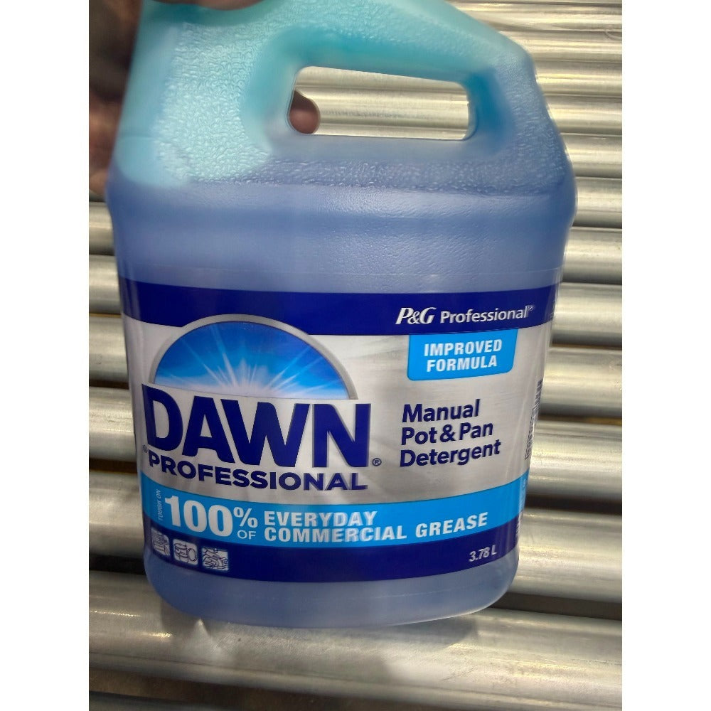 Dawn Professional Dish Soap 1 Gallon 134 fl oz - Commercial Strength Liquid Dish Detergent, Grease Cutting Formula for Pots