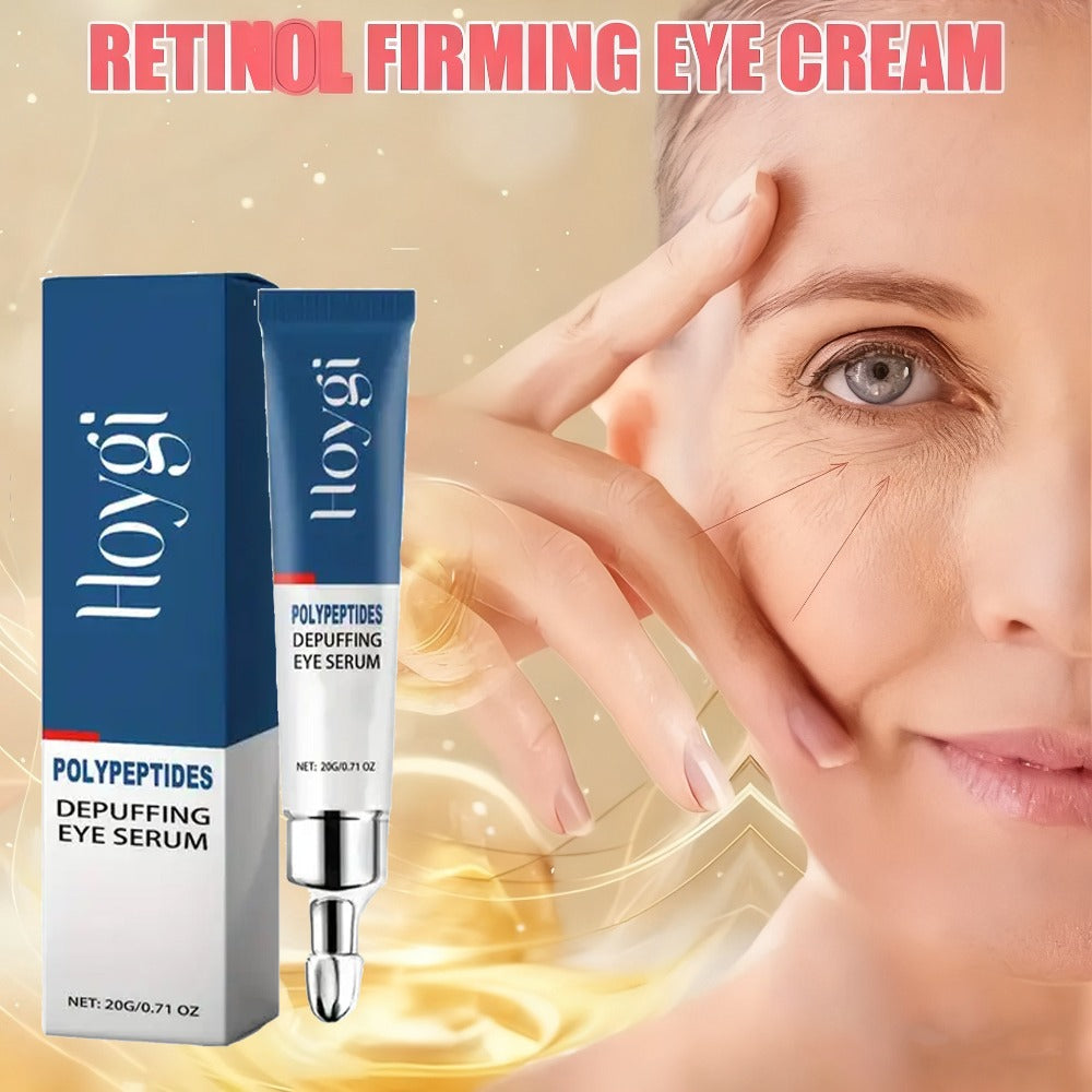 Eye Cream 3-Pack with Caffeine – Instant Firming & Brightening Eye Gel for Dark Circles Puffiness & Under Eye Bags