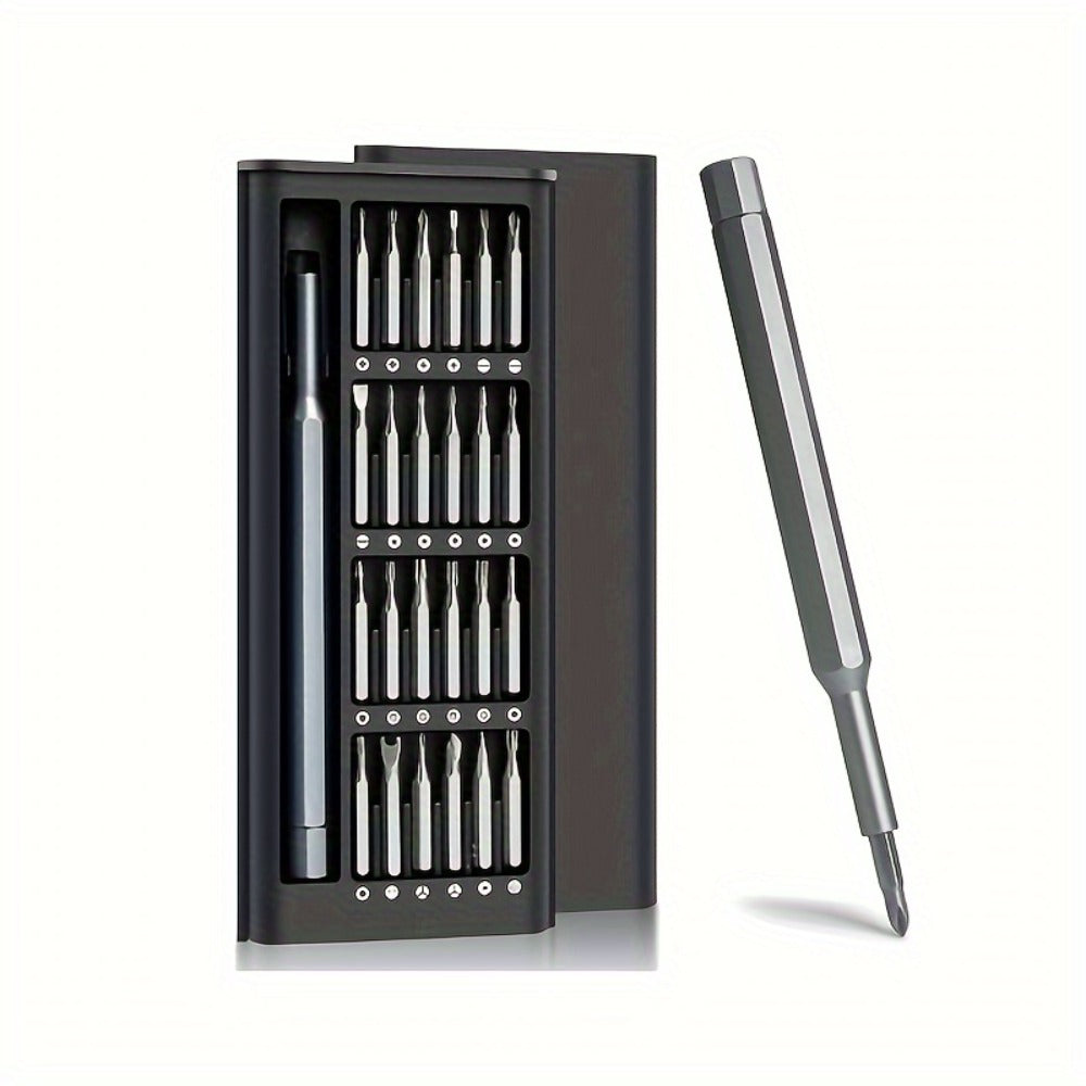 Precision Screwdriver Set 24-in-1 Multi-Functional Phone Tablet Laptop Tool Kit Magnetic Bit for Entryways, Bedrooms and Living Spaces