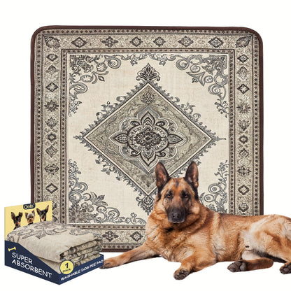 Washable Reusable Dog Pee Pads – Super Absorbent Non-Slip Puppy Training Pads in Multiple Sizes | Heavy-Duty Leakproof Pet Pads for Floor