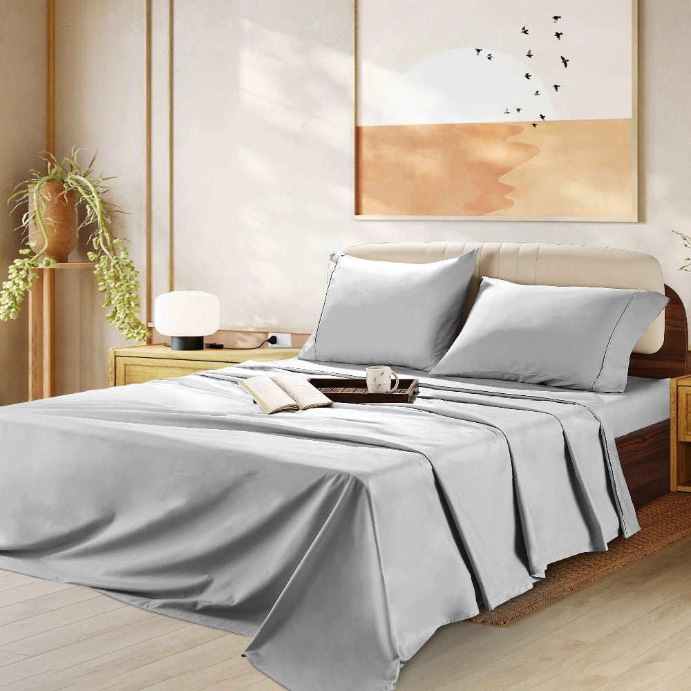 Egyptian Cotton Sheet Set, 1000 Thread Count Sateen Bedding with 16-Inch Deep Pocket, Twin-Full-Queen-King Sizes